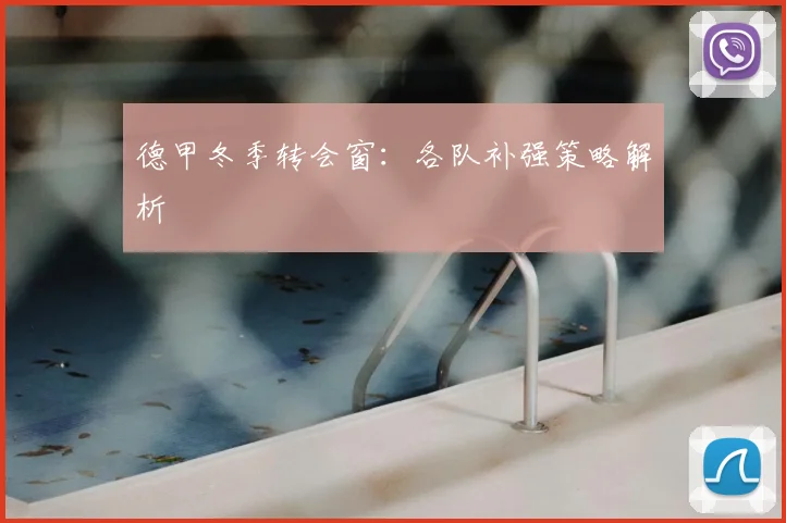 德甲冬季转会窗:各队补强策略解析